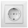 SENTIA Gniazdo pojedyncze 2P+Z schuko 