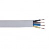 Przewód YDYp 4x1 biały 450/750/