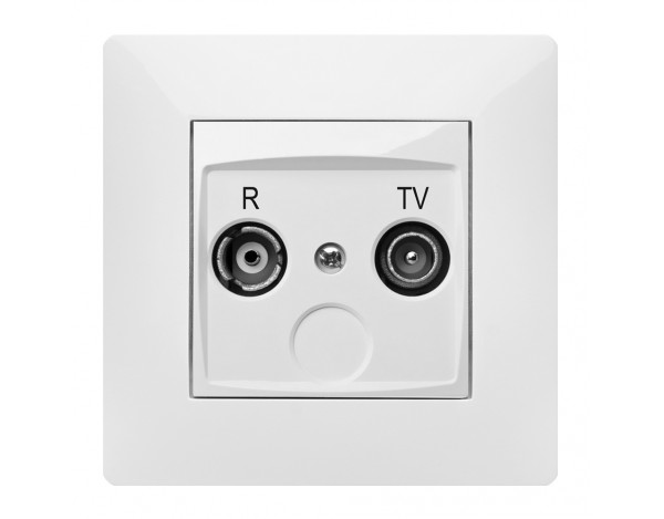 VOLANTE gniazdo R-TV końcowe z ramką