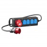 RS-P gumowany 4x2P+Z, 3P+N+Z 32A z przewodem i wtyką 5P/32A