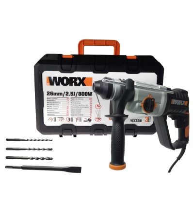 WORX M OTOWIERTARKA SDS 800W 2.5J WALIZKA MarcoGroup