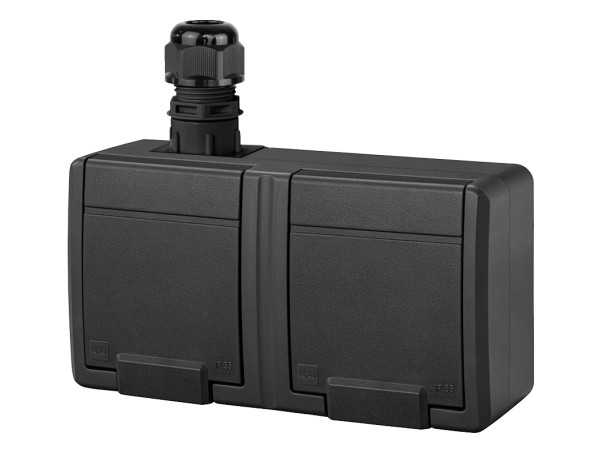 AQUANT 2K GNIAZDO HERMETYCZNE NATYNKOWE 2X2P+Z IP65 5042-67