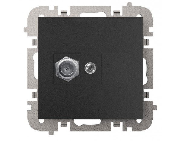 SANTRA GNIAZDO 1XTV TYP FF B/R CZARNY 4186-19