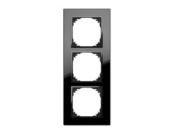 SANTRA RAMKA X3 SZKŁO IP20 CZARNY 4173-61