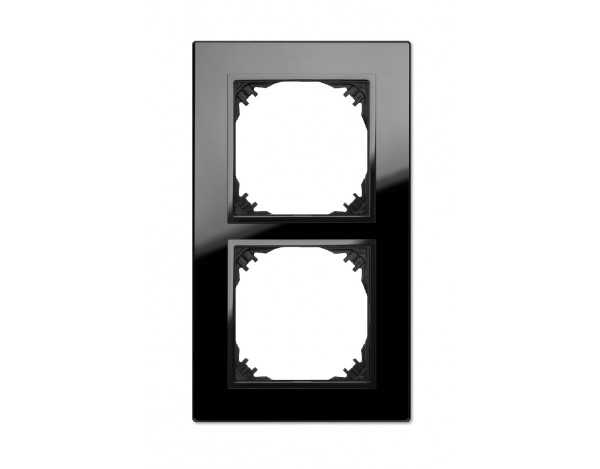 SANTRA RAMKA X2 SZKŁO IP20 CZARNY 4172-61