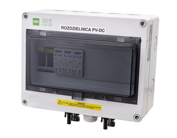 Rozdzielnia fotowoltaiczna HERMETICA PV 1/8 DC 1000V TYP 1+2 1xMPPT
